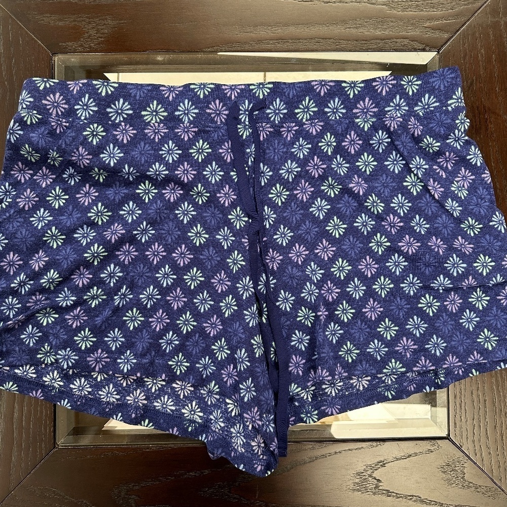 *CROFT & BARROW* Blue x Purple Pajama Shorts Size XXL